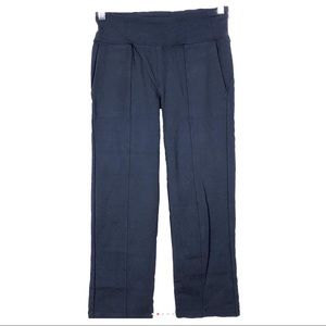 Athleta Metro Crop Kick Flare S Navy Blue Pants